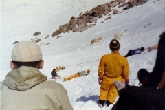 白山北壁滑落停止訓練2